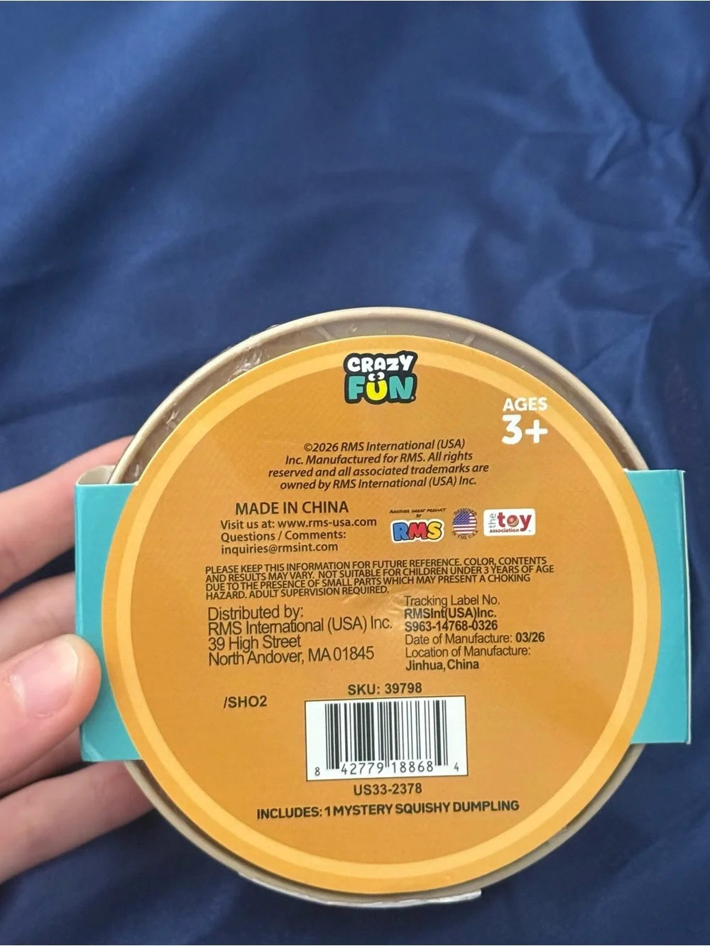 Crazy Fun Rainbow Mystery Bao Bun Squishy
